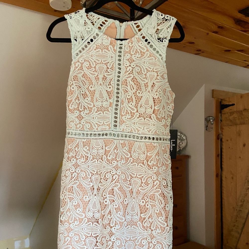 Light Teal Lace dress